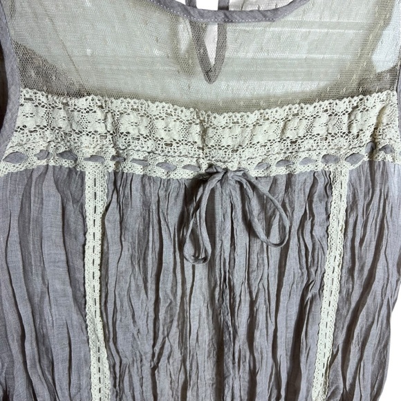 Rye Sleeveless Lace Blouse Tank, X-Large - Picture 3 of 11